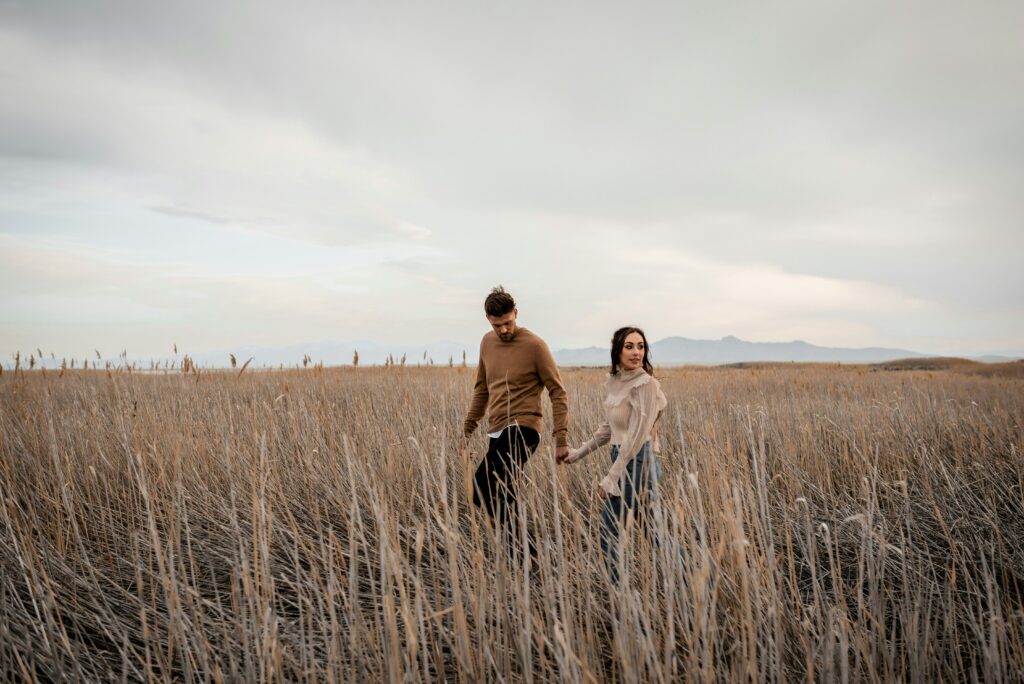 Couple walking together symbolizing restoring trust after infidelity.